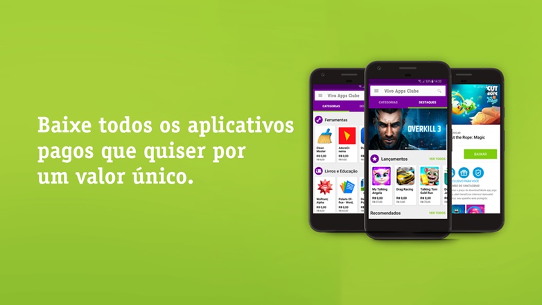 Vivo Apps Clube - Disponível na Vivo Appstore